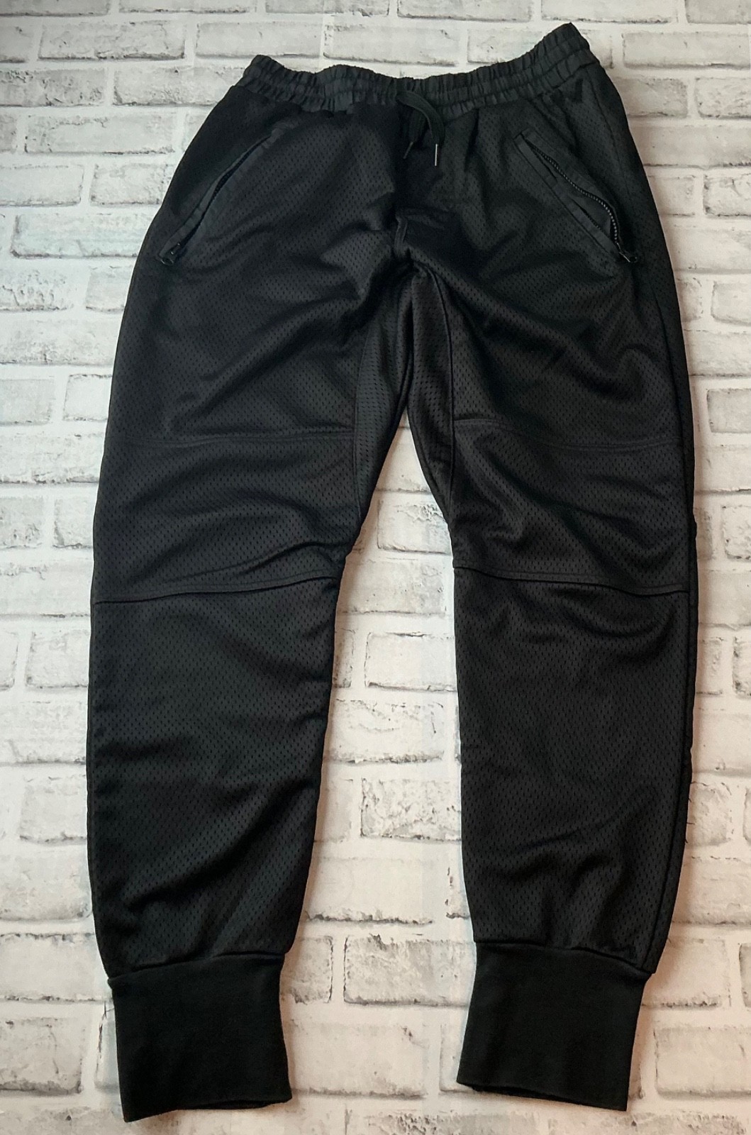 KITH Black Nylon Elastane Technical Utility Cargo Pants Size Medium