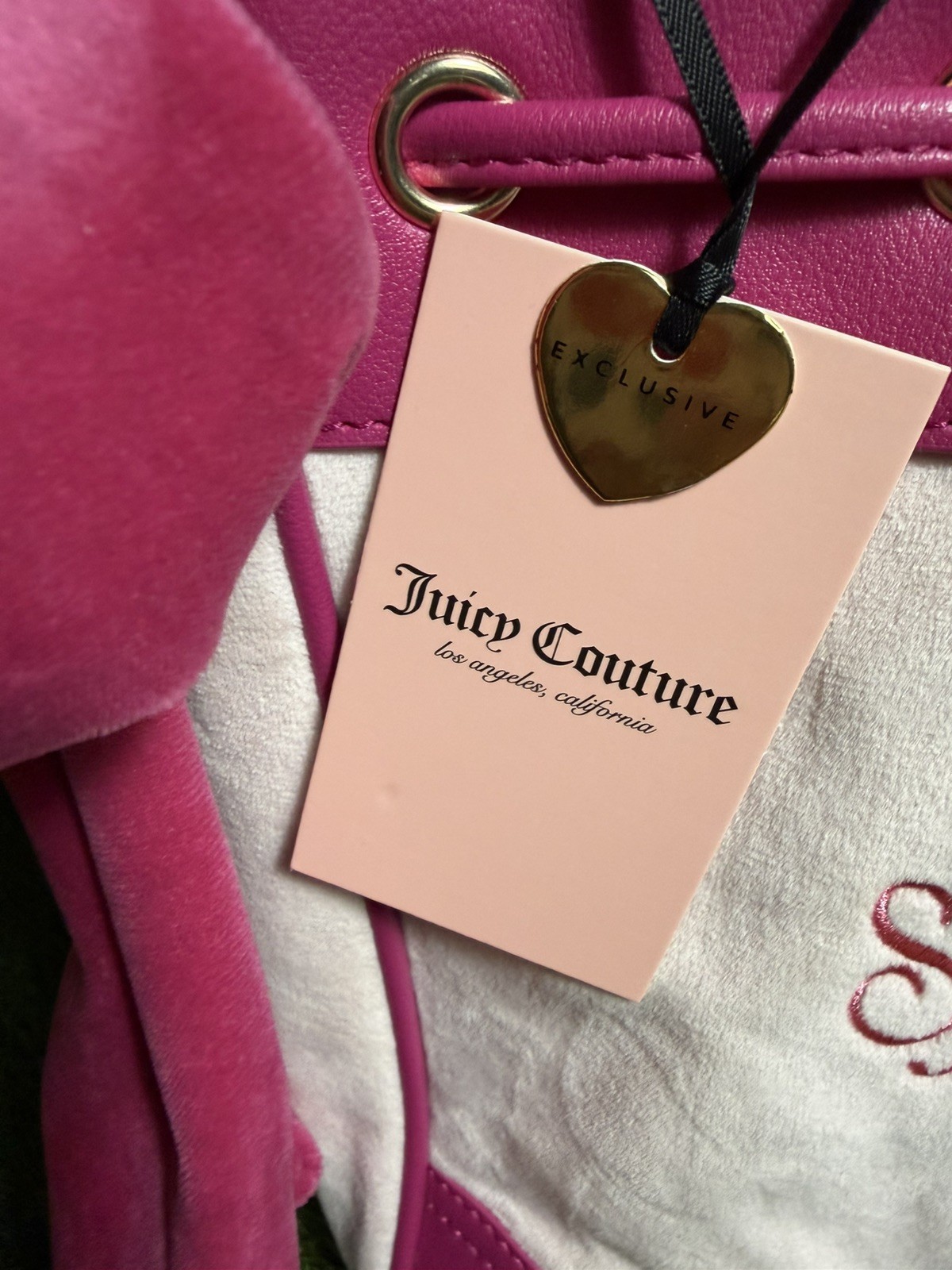Juicy Couture Sweet Tea Party Tote Bag Pink Clay