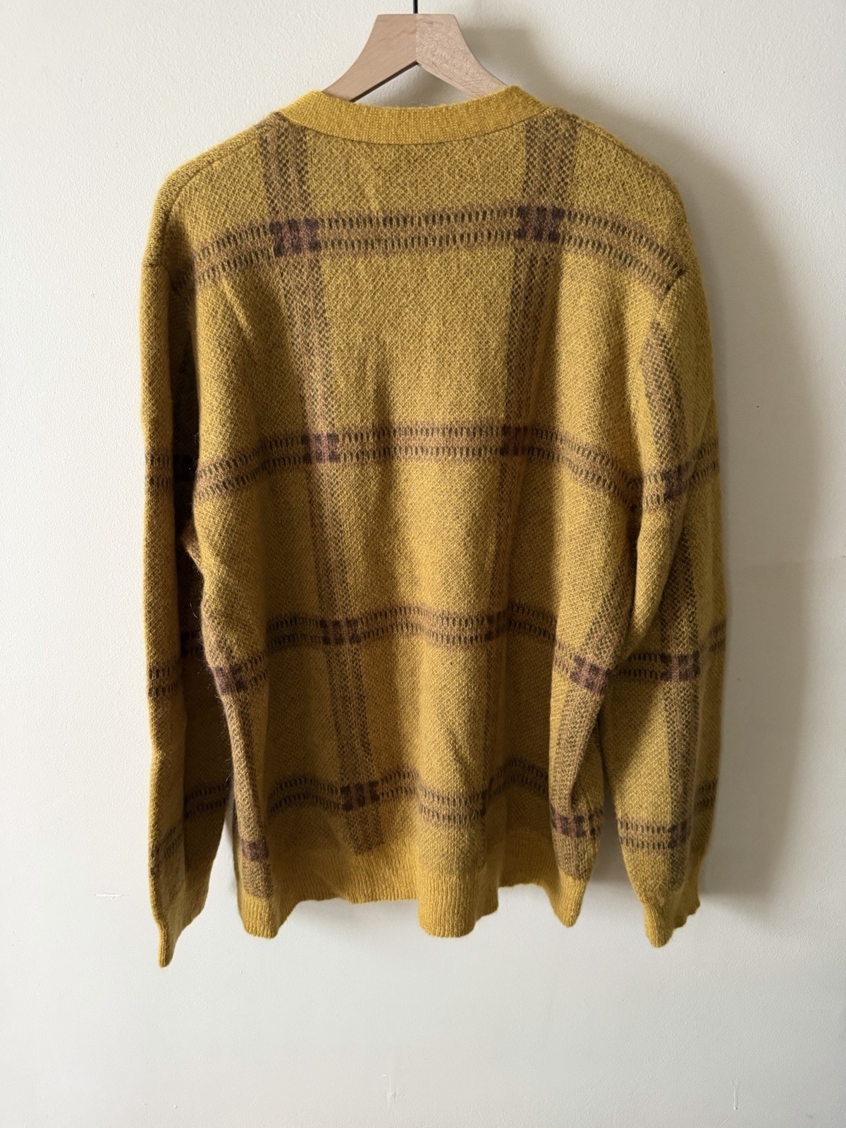 Todd Snyder Plaid Mohair Cardigan. Size XXL. New without tags