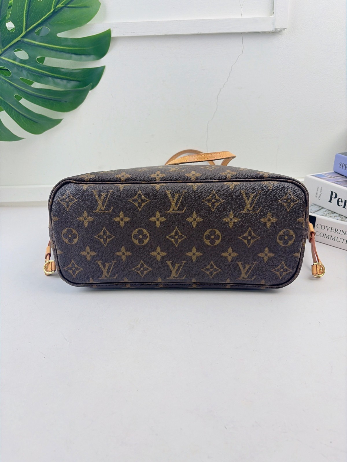 Authentic Louis Vuitton Neverfull PM Monogram Tote Bag Beige Lining eBay AG