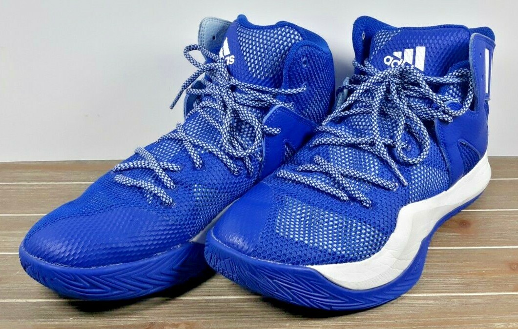 Adidas Crazy Bounce Royal Blue/White-Ice Blue – Mens Size 11 – ART AQ7756