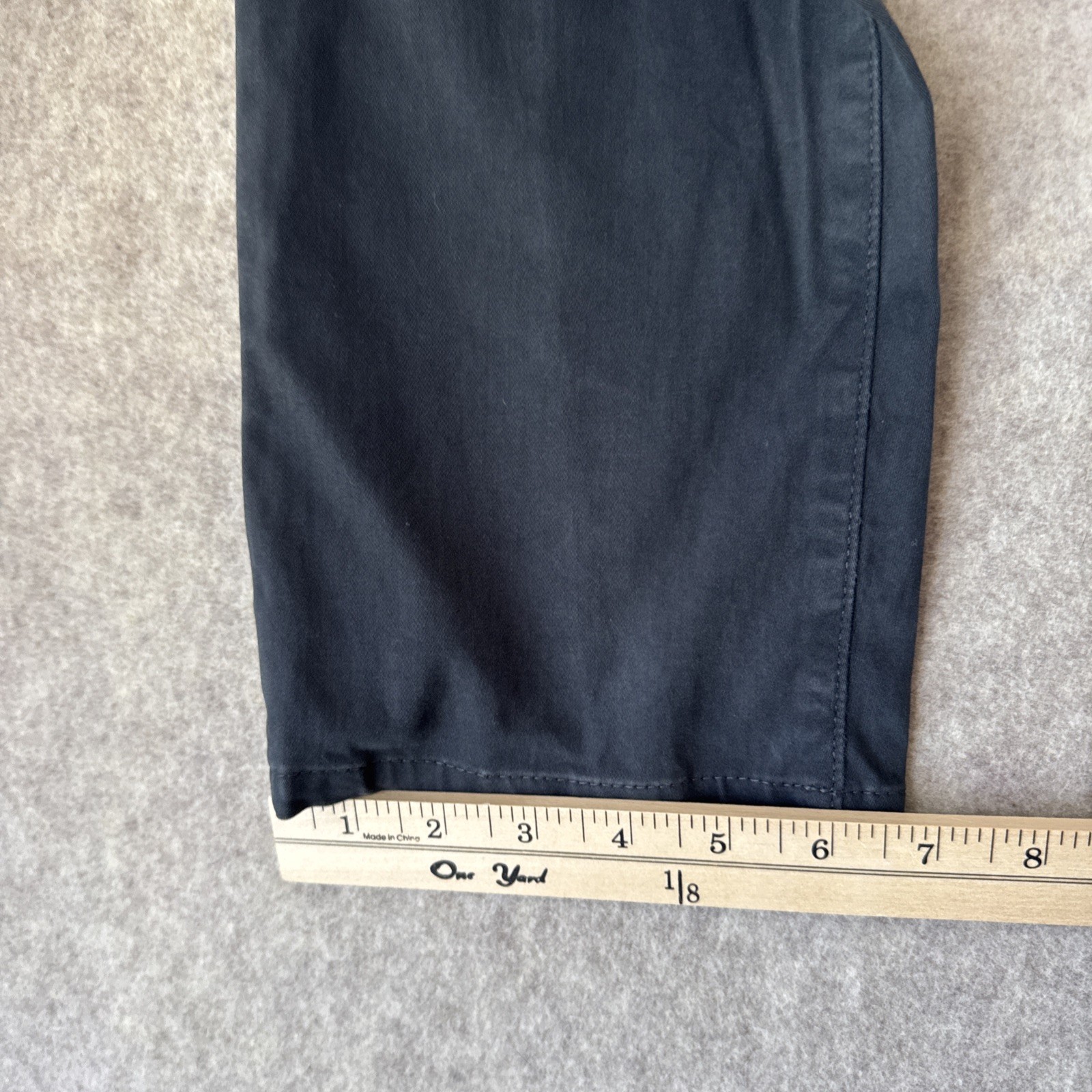AG Adriano Goldschmied Everett Slim Straight Pants Mens Actual 30×29 Black Twill