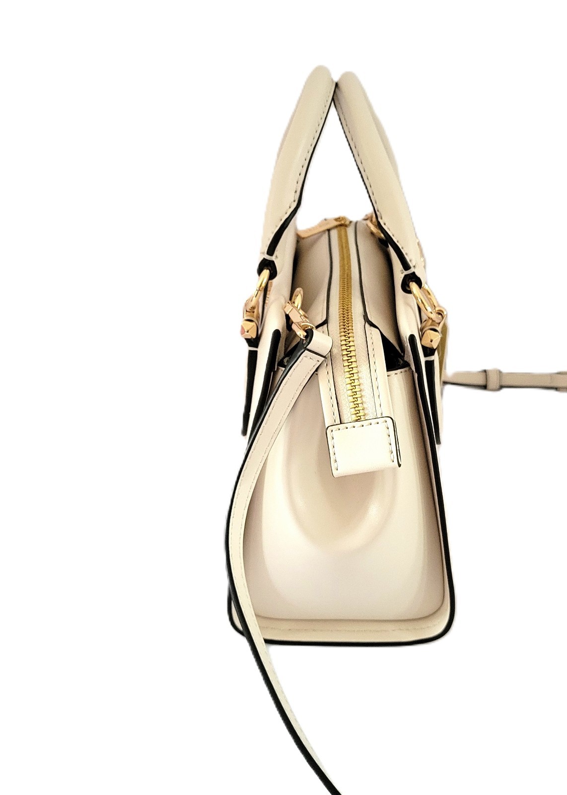 Michael Kors Marilyn Small Messenger Satchel Handbag Light Cream Multi Floral