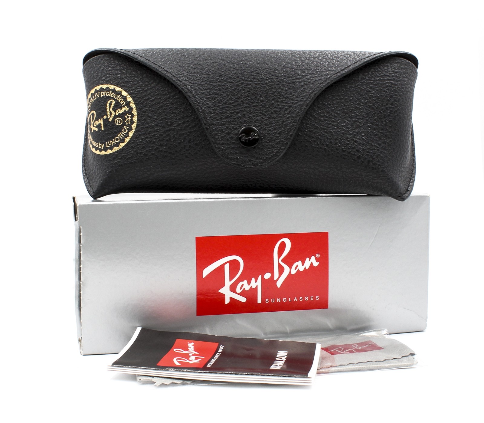 Ray-Ban Cats 5000 Sunglasses RB 4125 710/51 Light Havana Brown Glass Lens w/case