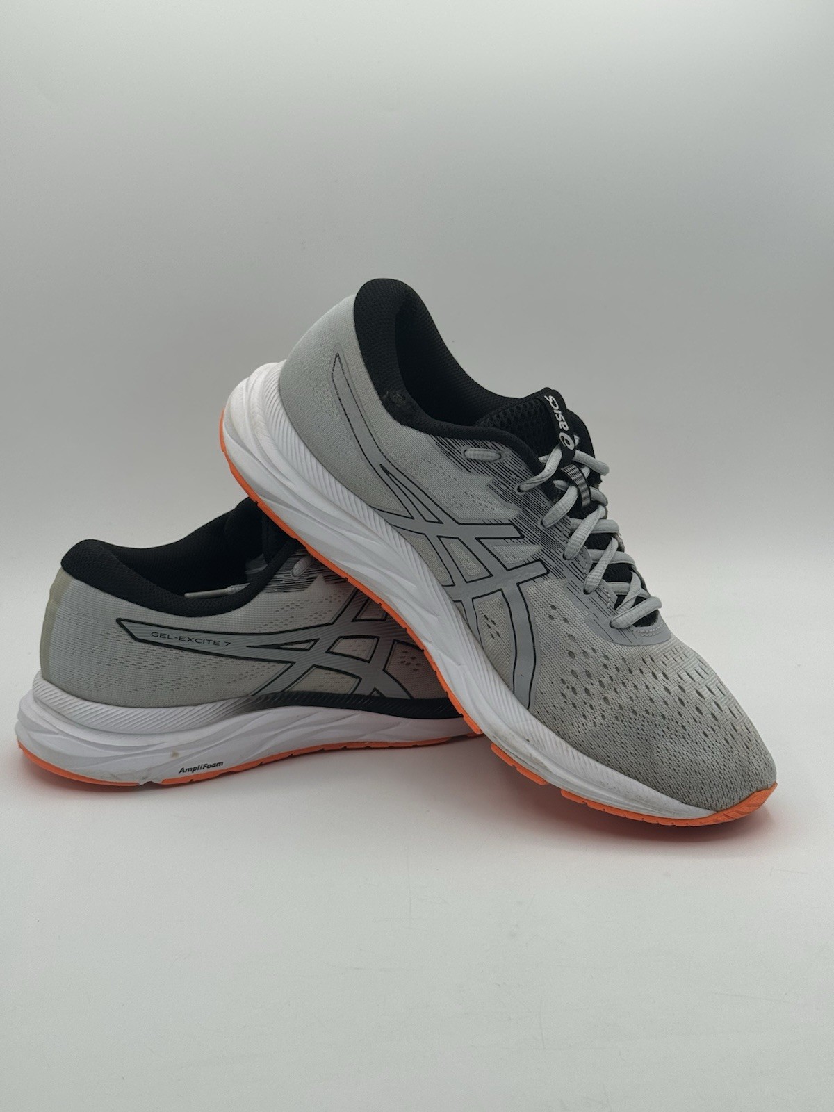 ASICS Gel Excite 7 Piedmont Grey Men’s Size 11 Gray/Orange