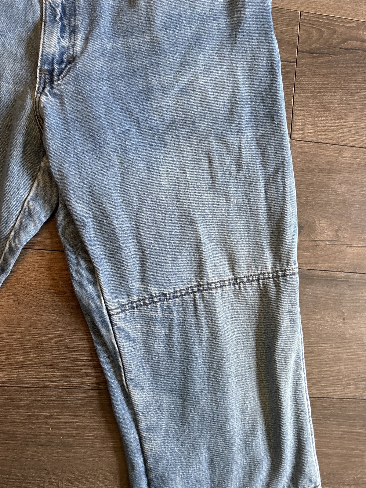 DRAGGIN JEANS Kevlar Lined 38×30 Motorcycle Biker Denim Jeans Fast Company VTG