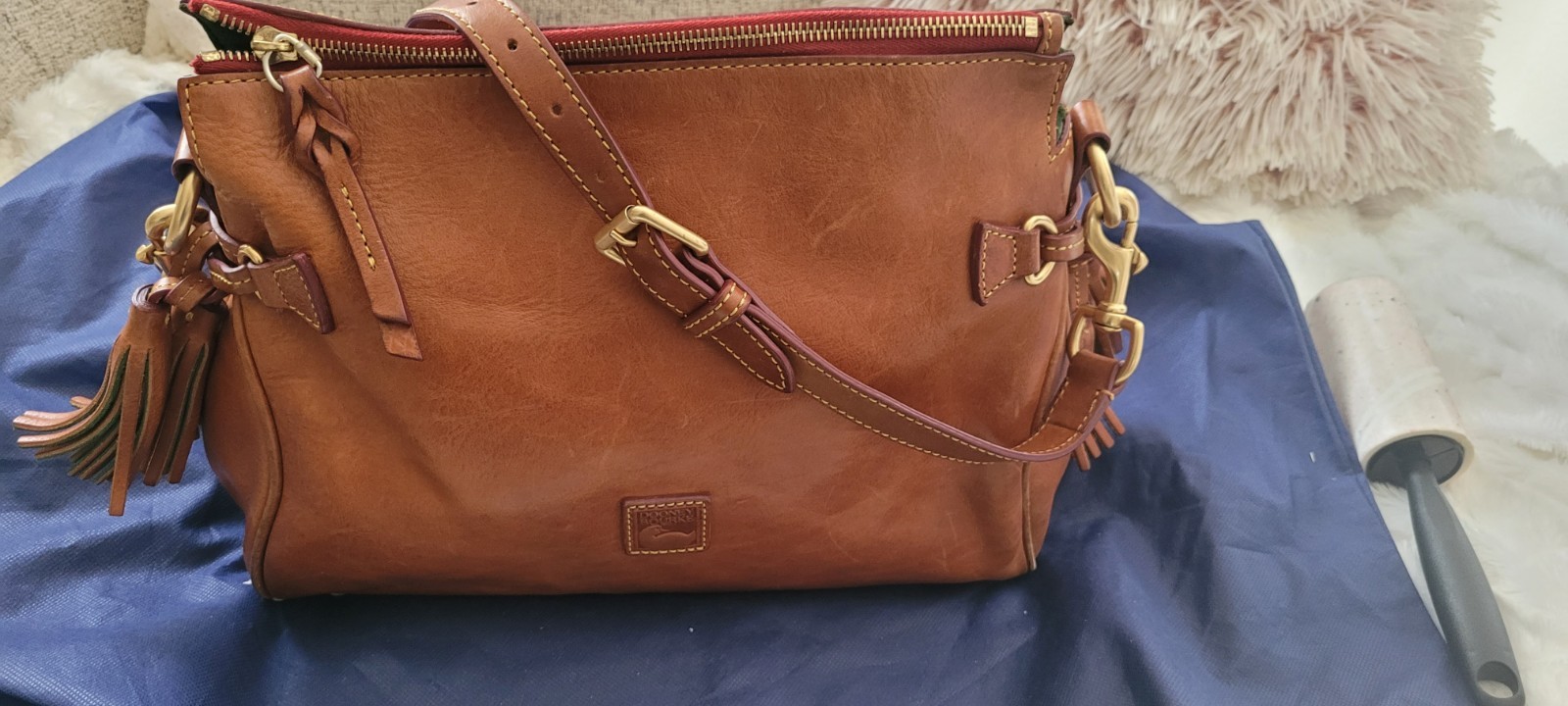 Dooney & Bourke Florentine Hobo Shoulder Bag Natural – GUC