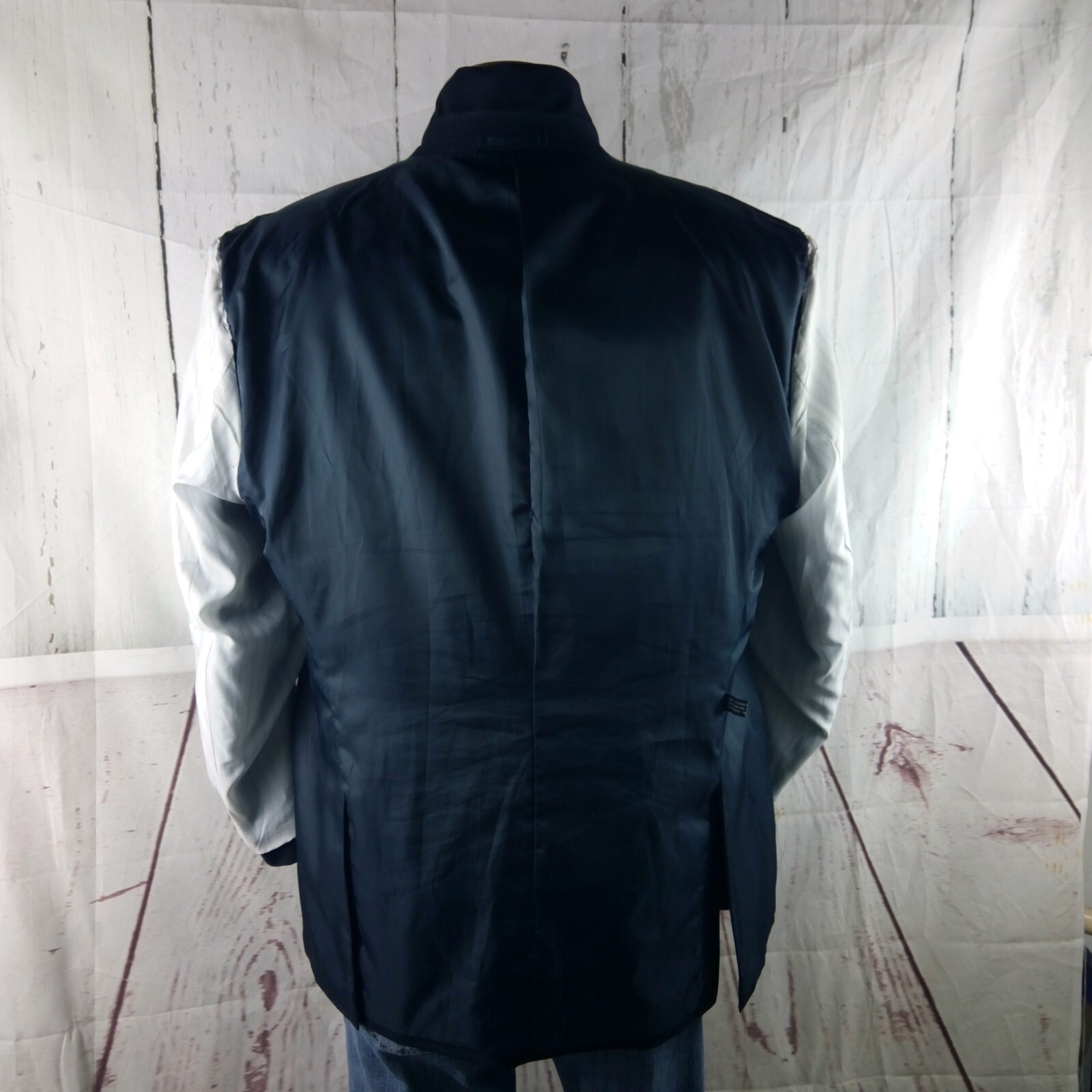 Circo La Moda 48R 3 Button Navy Blue Suit Jacket Blazer