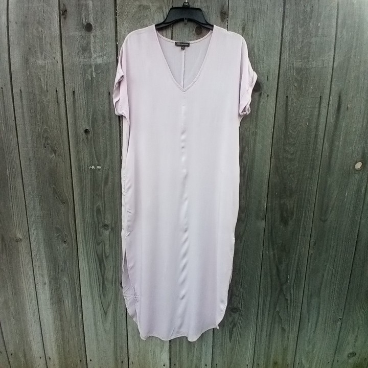 House Dress Cover Up Resort Wear Shinestar Dress Small Lila Pullover V Neck