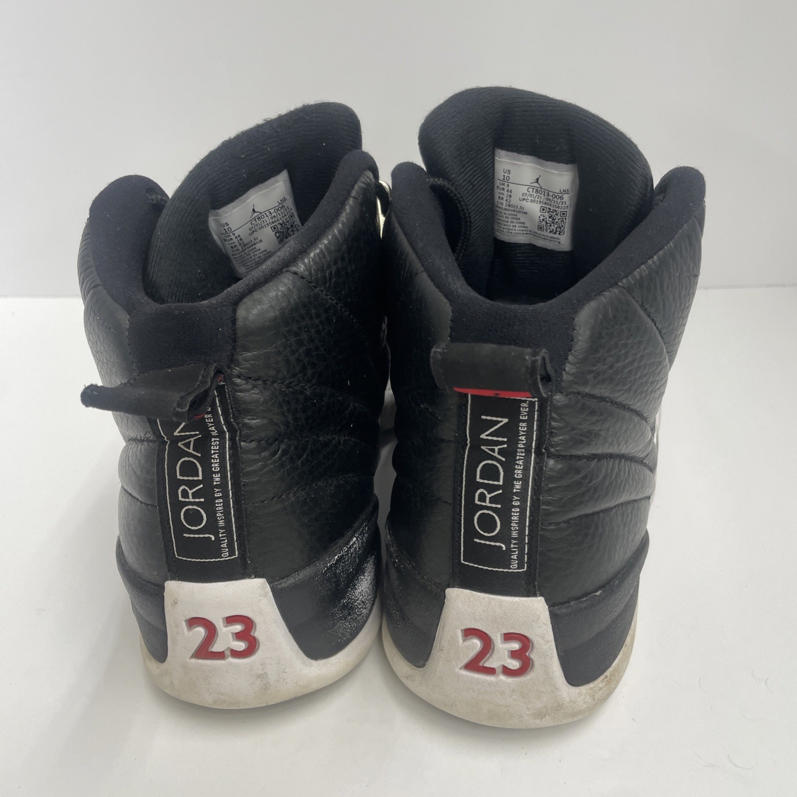 Air Jordan 12 Retro Playoff Sneakers Size 10