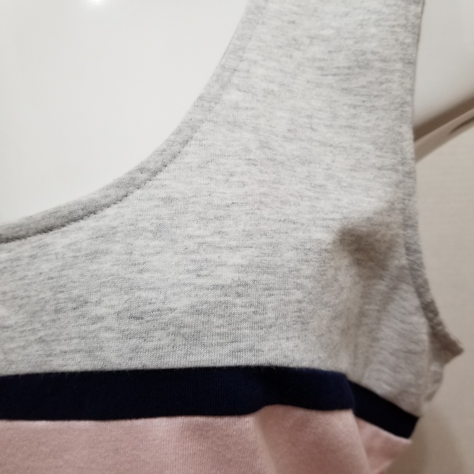 Simply Vera Vera Wang top Large tie front tank sleeveless colorblock