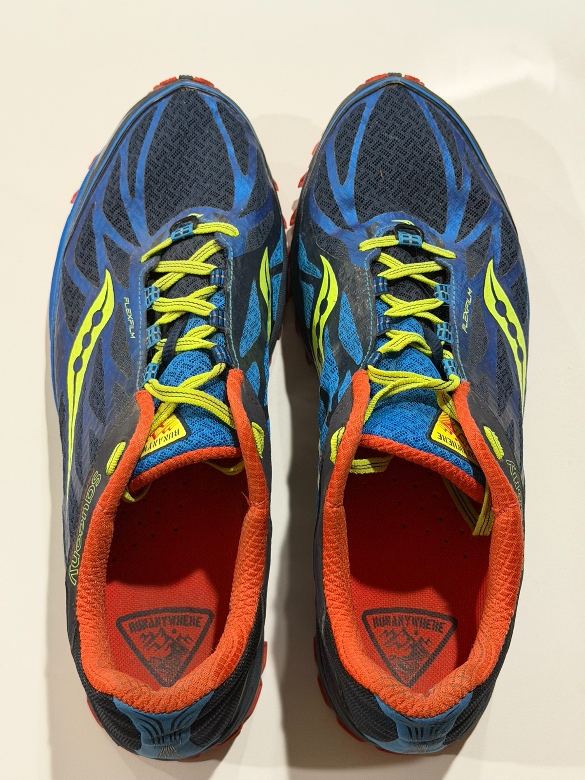 Saucony PowerGrid Peregrine 4 Run Anywhere Trail Running Men’s 13 Shoes Sneakers