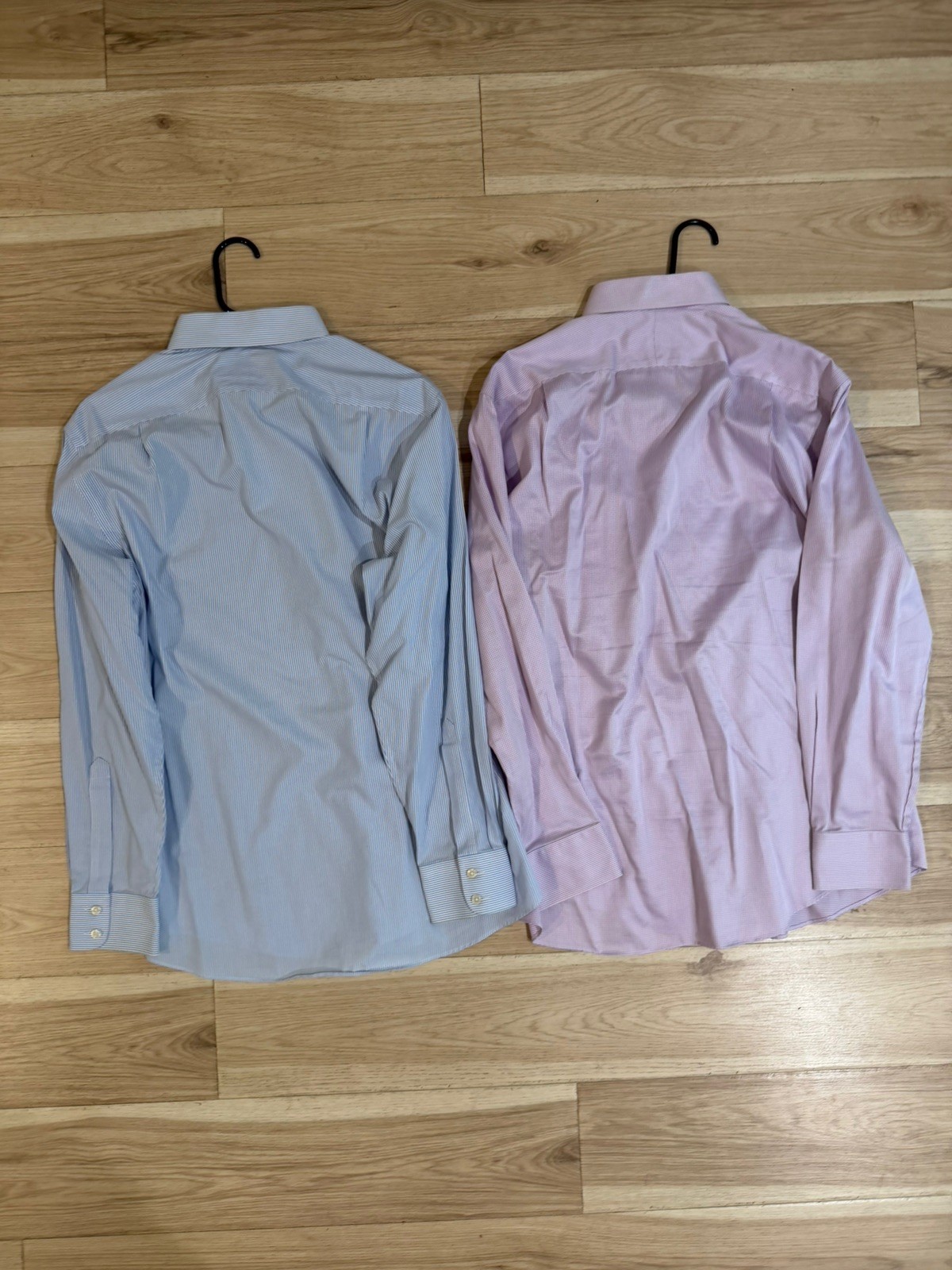Lot of 5 Charles Tyrwhitt Dress Shirts 16.5 34 Slim Fit Non Iron + Collar Stay
