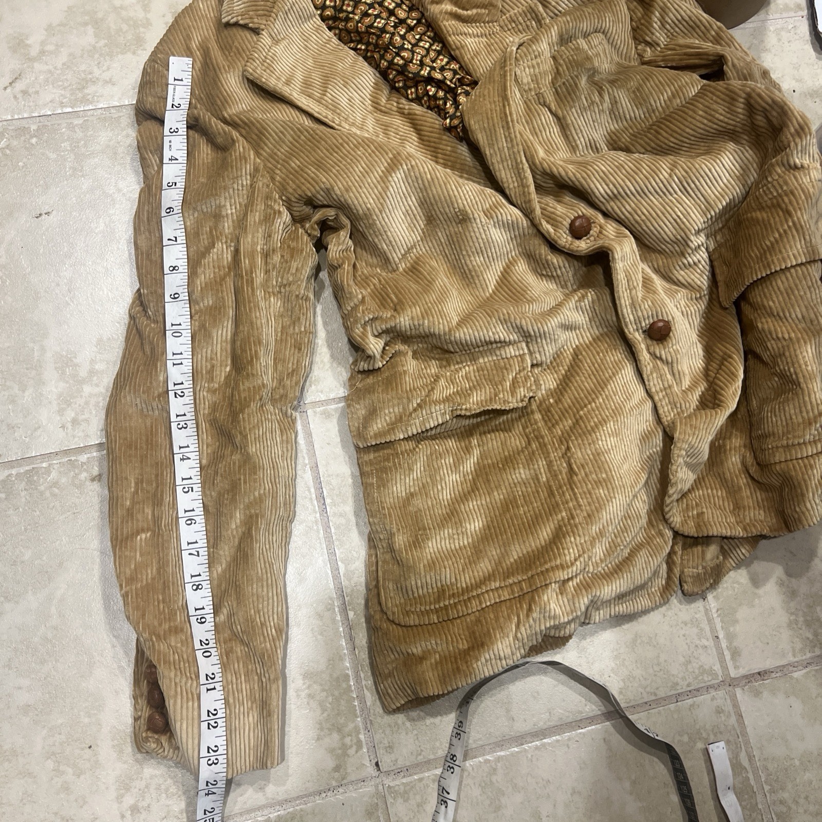 VTG Cricketeer Blazer Mens Corduroy Sports Coat + Pants Themed Party