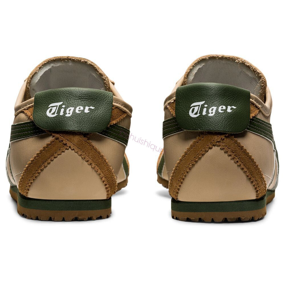 Unisex Beige Grass Gree MEXICO 66 Classic Athletic Shoes Sneakers