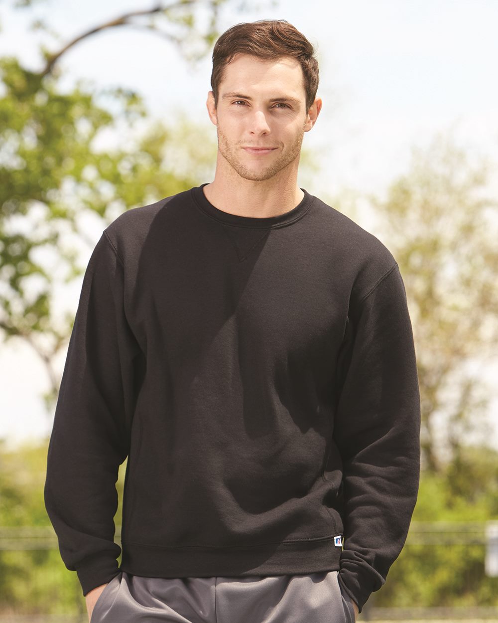 NEW 2018! Russell Athletic Dri Power® Crewneck Sweatshirt “R” logo Crew – 698HBM