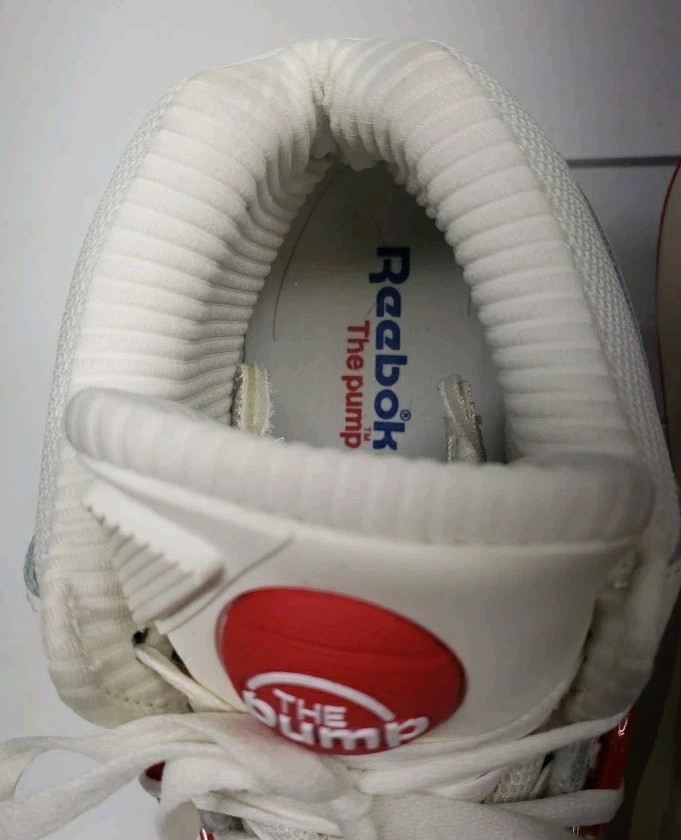 Reebok Basketball Pumps Omni Zone II White Size 12-V.V.N.D.S! FLAWLESS 🔥🧊