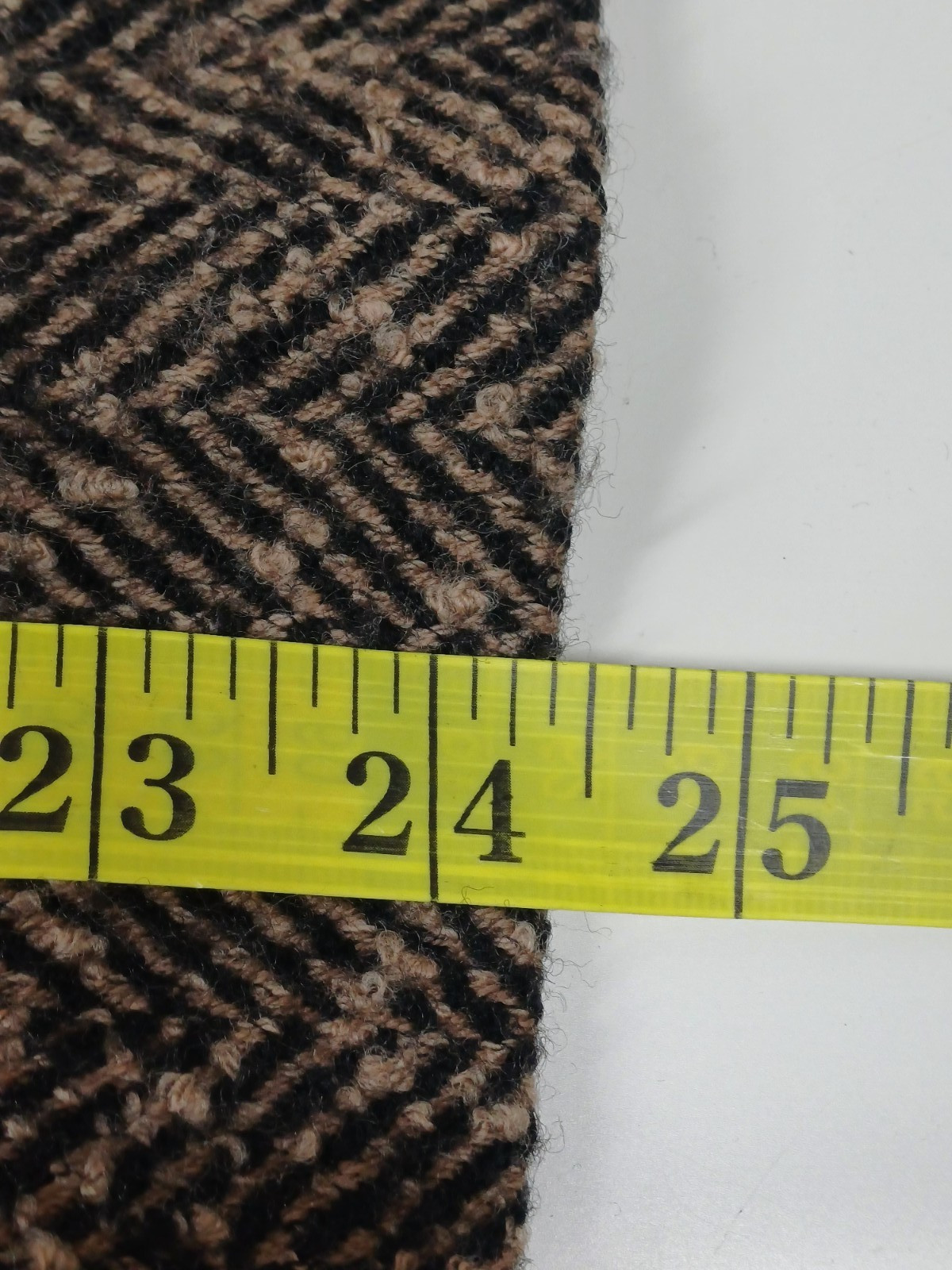 Jaeger Jacket Womens UK 12 Beige/Black Virgin Wool Cashmere Herringbone Blazer