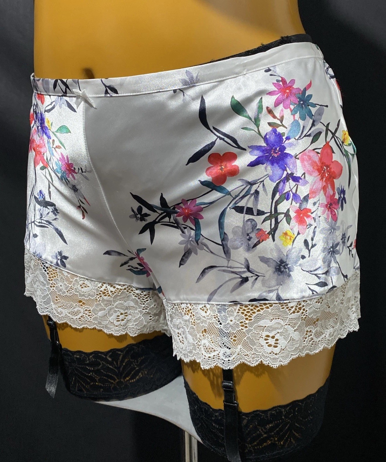 Debenhams Bonita Cami & Short Set, Floral Print Liquid Satin, UK 16, New