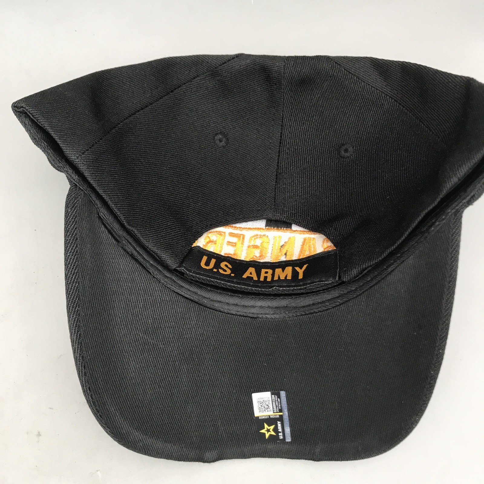 Licensed U.S. Army Ranger Black Embroidered Cap Hat Brand New