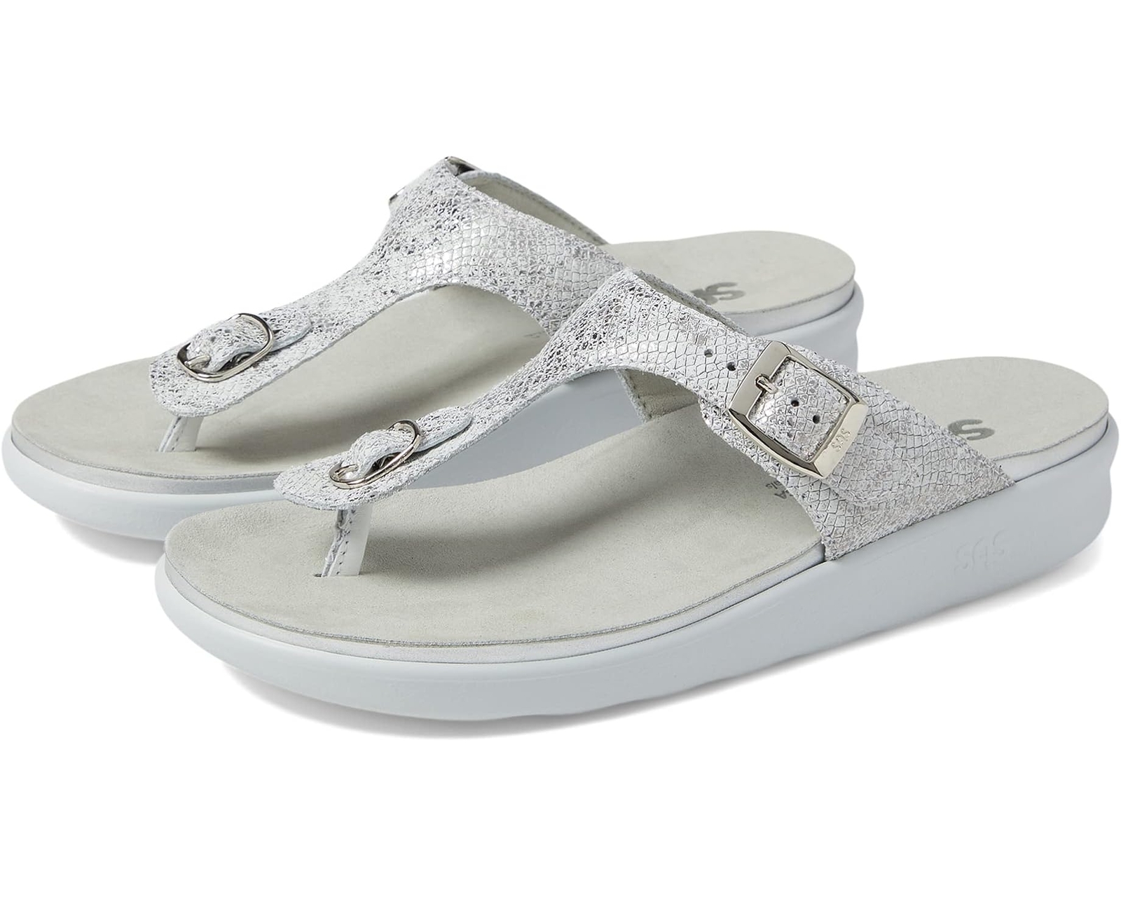 SAS Women’s Sanibel Comfort Thong Sandal Plata