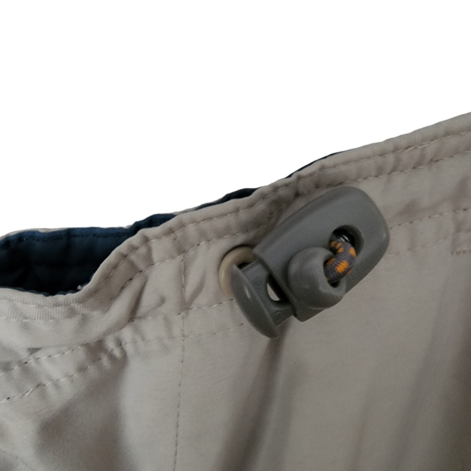 VTG Men’s Levi’s SilverTab Beige Polyester Cinch Waist Baggy Pants 34 Skate Y2K