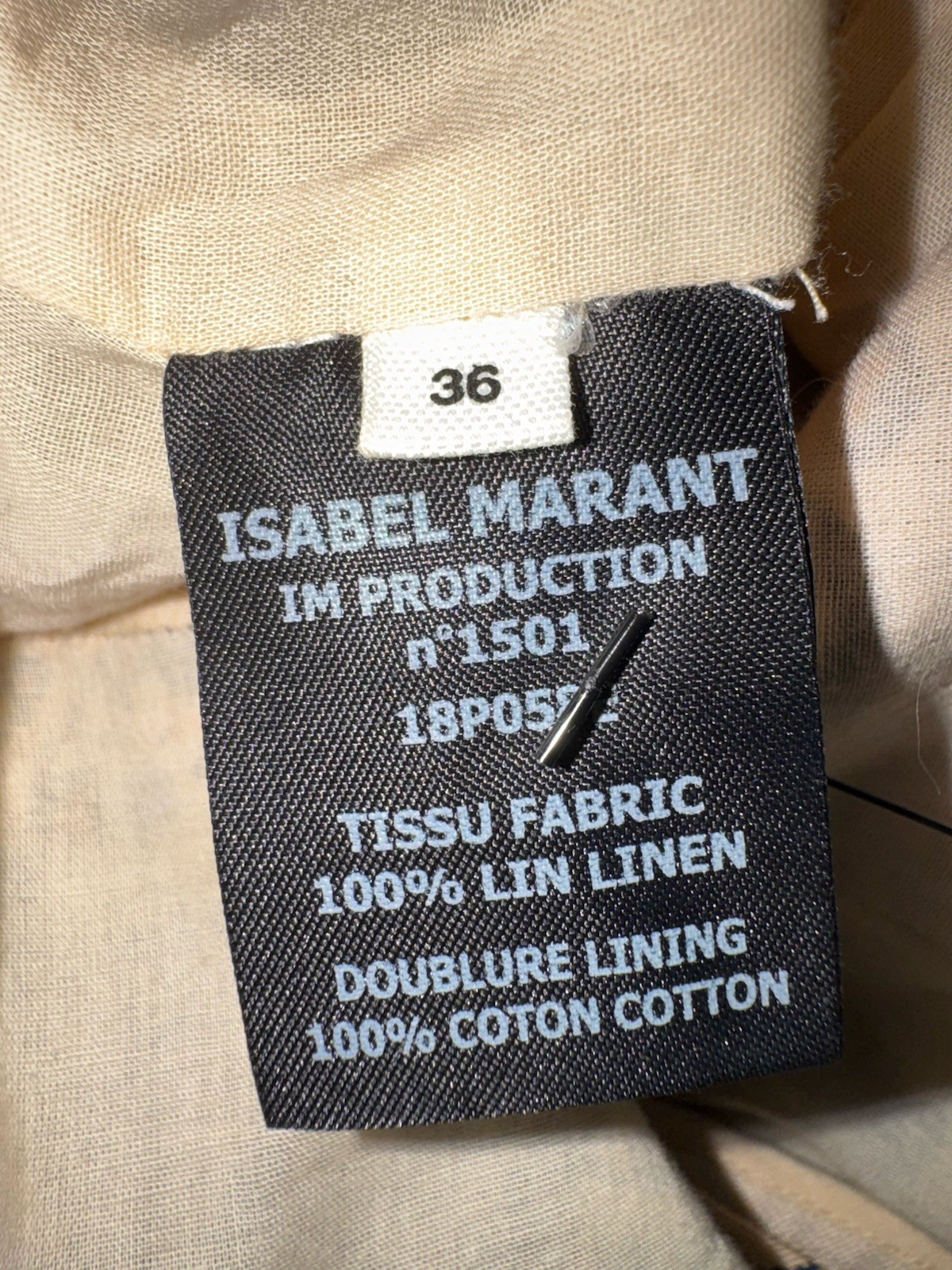 Isabel Etoile Marant Topaz Ruffled Printed Linen Mini Dress SZ EU 36 US 4