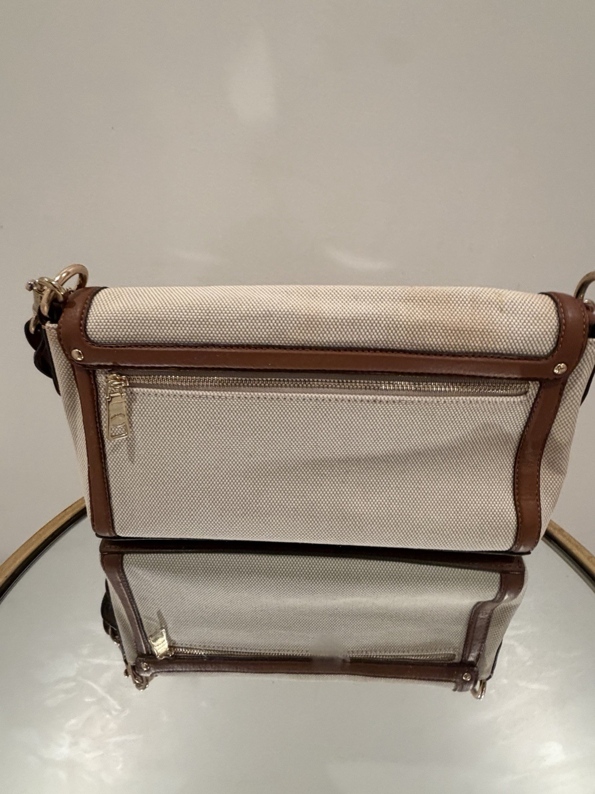 Coach Colorblock Horse Carriage Small Crossbody Turn Lock/Zip Gold Hardware