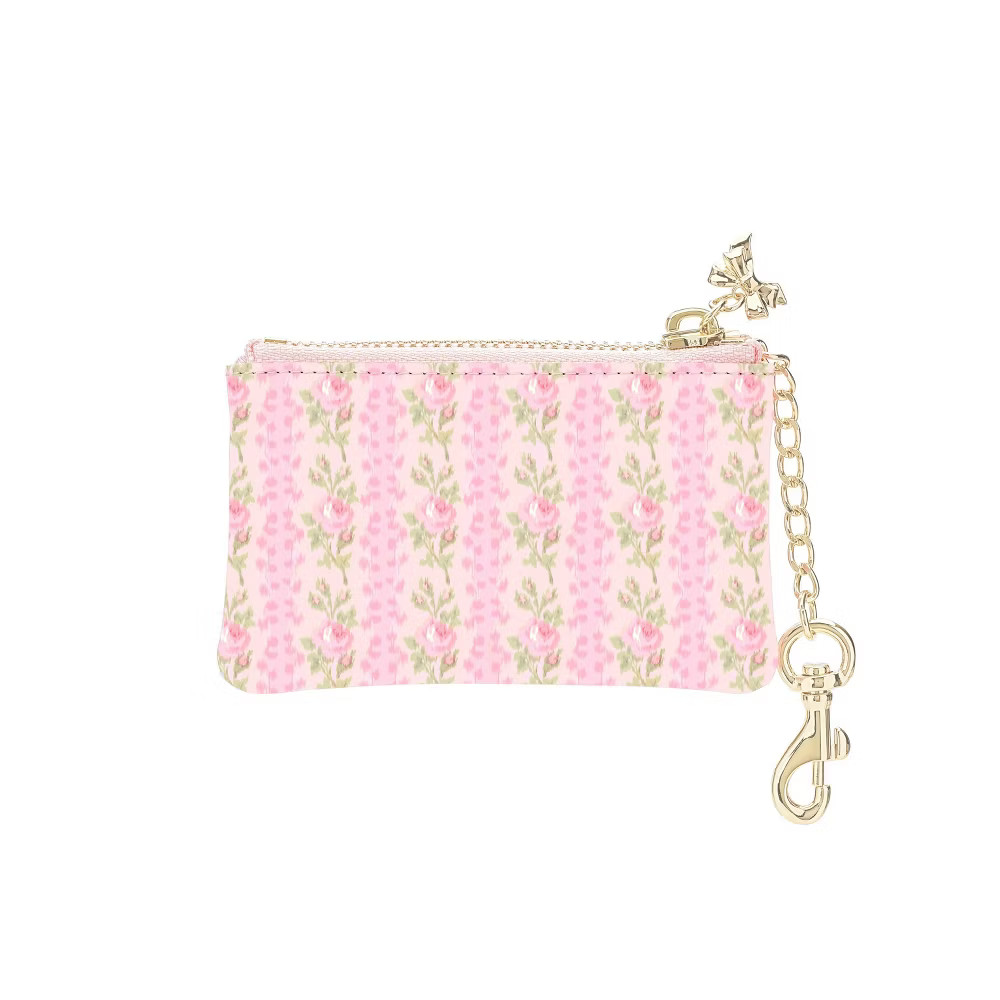LoveShackFancy – Case-Mate Blooming Heirloom Printed PU Zipper Coin Pouch