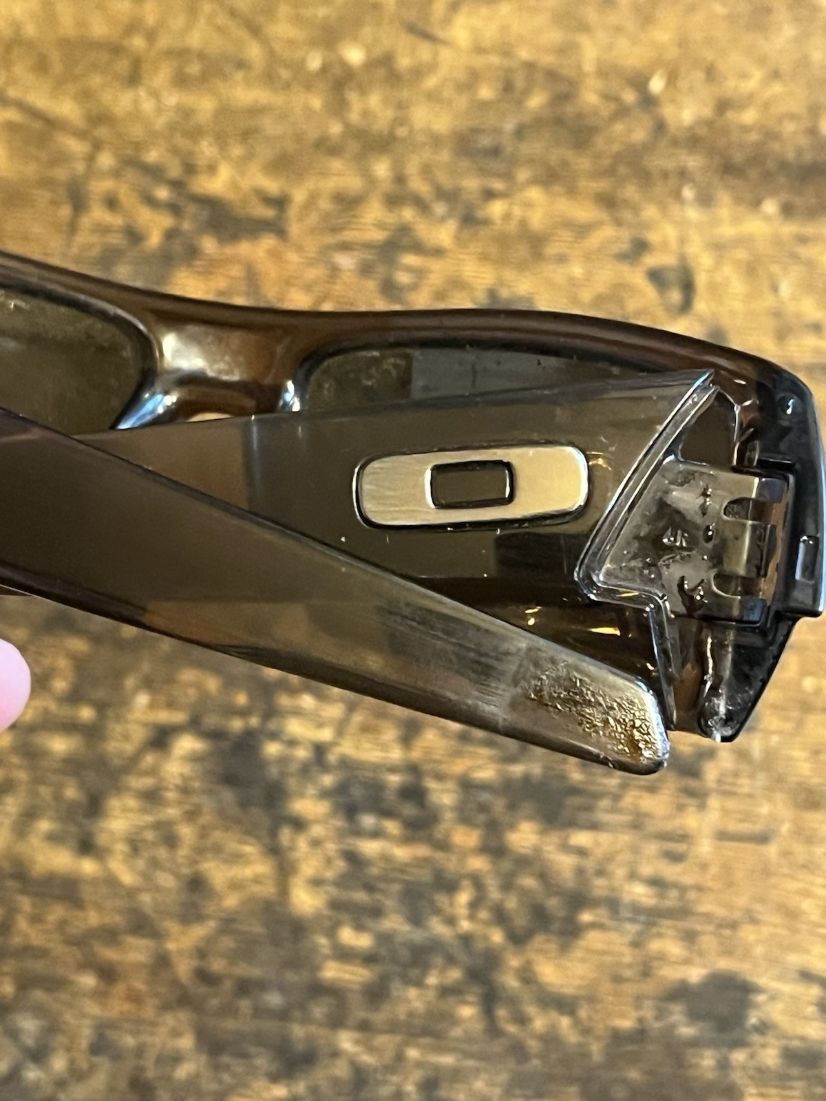 Oakley Gascan Transparent Sunglasses. Frame Only READ