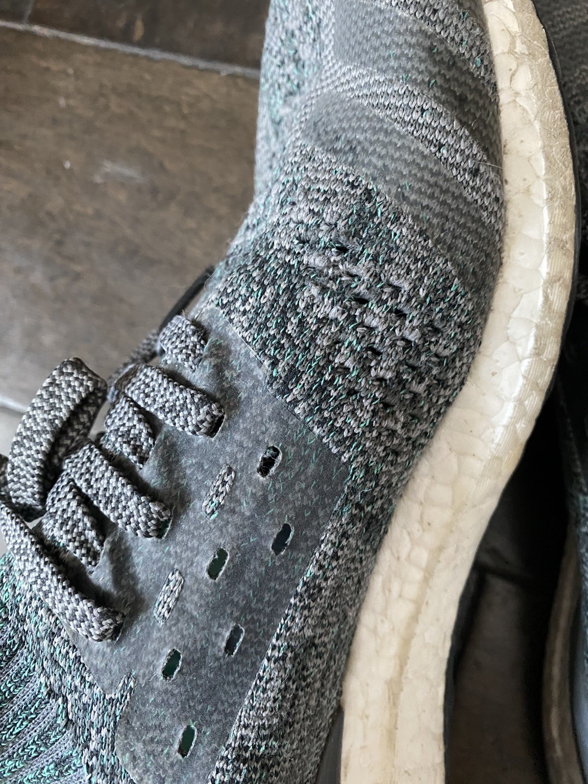 adidas Ultraboost Men’s 11 Gray Low Top Cushioned Running Sneakers MRP$180