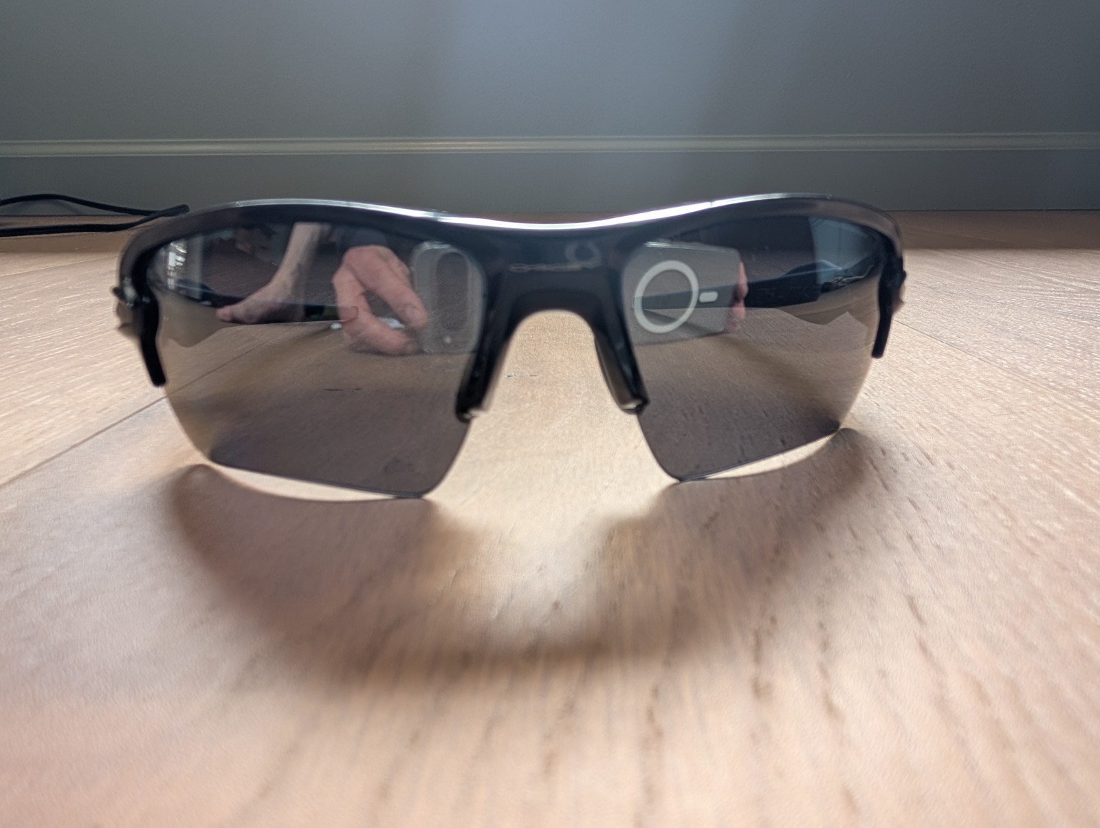 Oakley Flak 2.0 Black with Blue Temple. OO9188-44 59