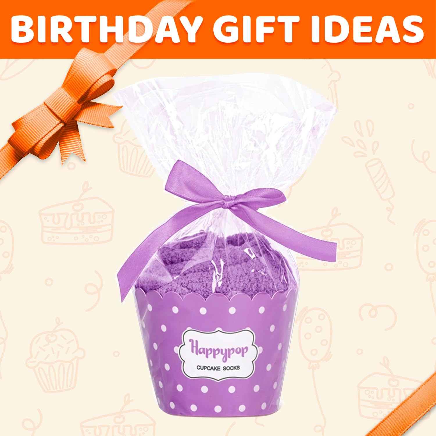 HAPPYPOP Birthday Socks Ideas – Birthday Gift for 90 100 Year Old Elderly Senior