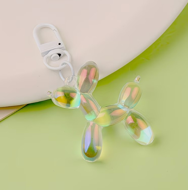 Balloon Dog Bag Keychain Bag Charm Resin Pendant