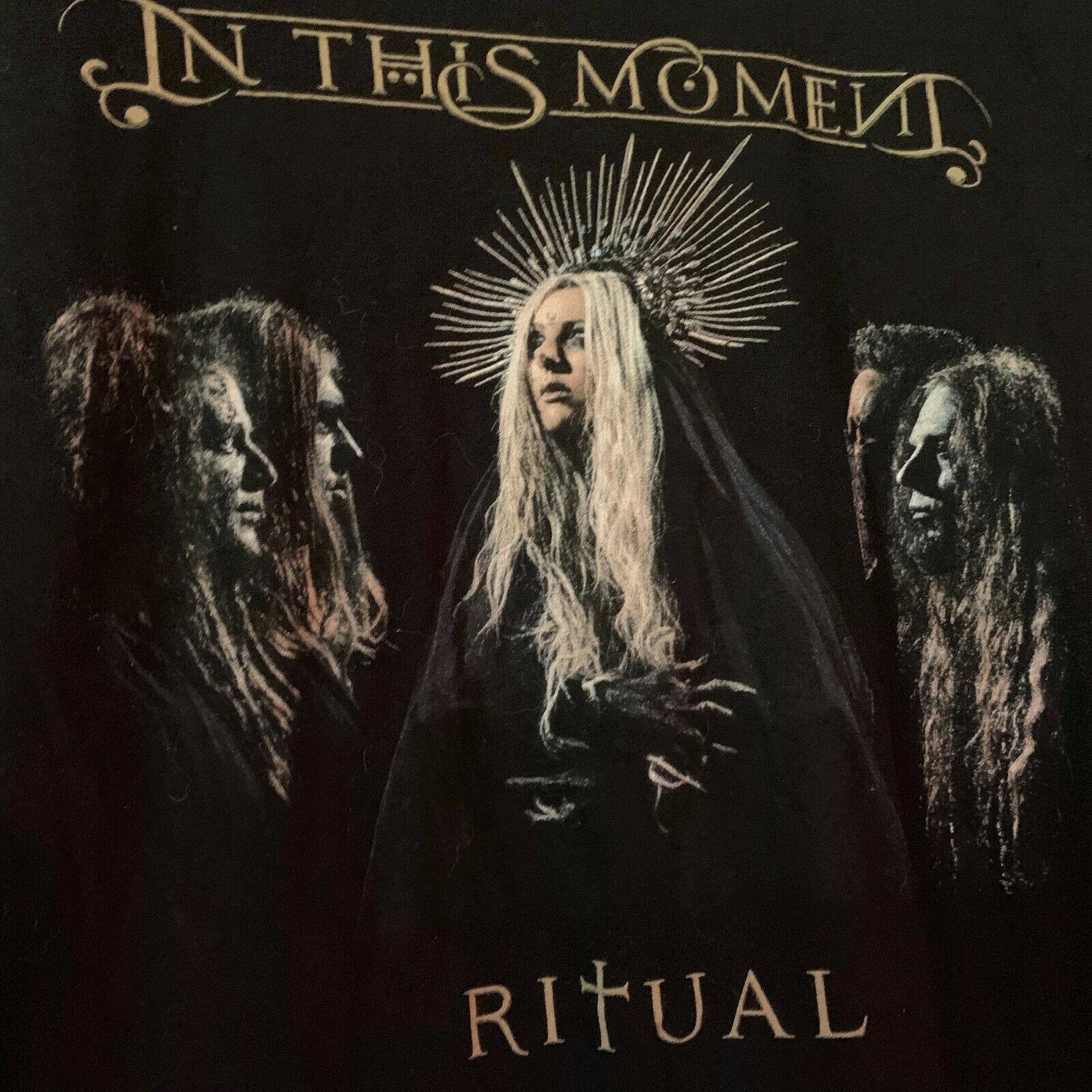 In This Moment Band Goth Cotton Brink Black Cotton T-shirt S-234XL ND161