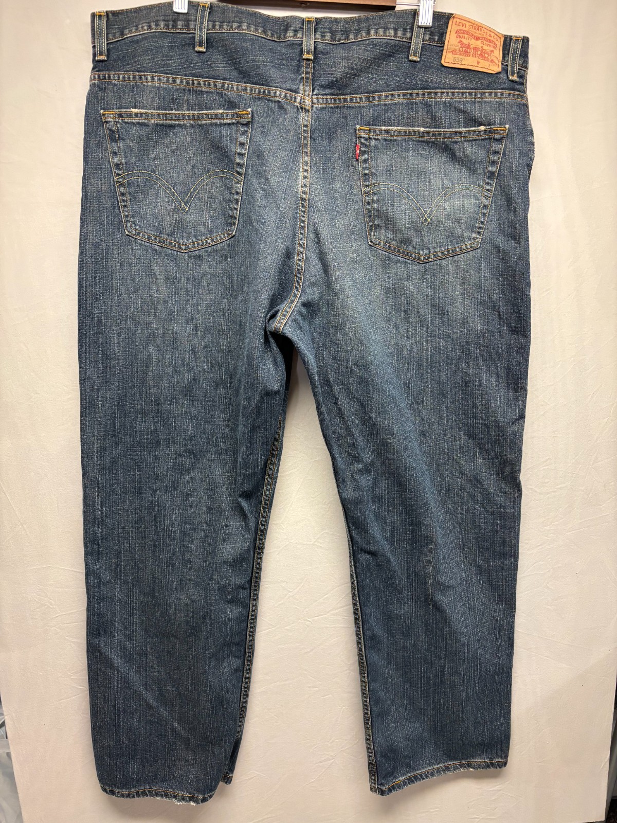 Levi’s 559 Straight Leg Jeans Men’s Denim Blue Relaxed Fit 5-Pocket W46 L32