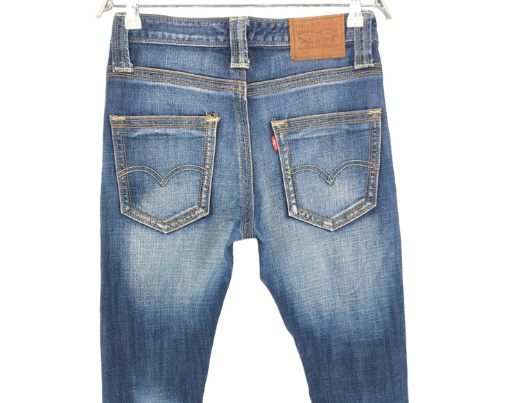 LEVI’S STRAUSS & CO Men 504 Buatan Cina Straight Slim Jeans Size W28 L28