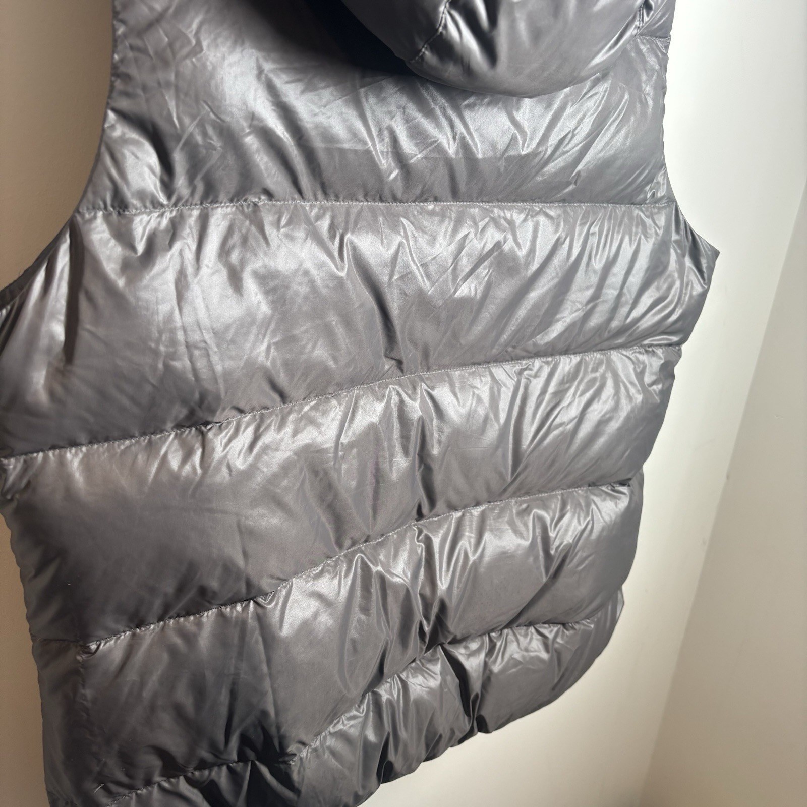 Nike Mens Down Filled Gilet Bodywarmer Jacket With Removable Hood Size XL