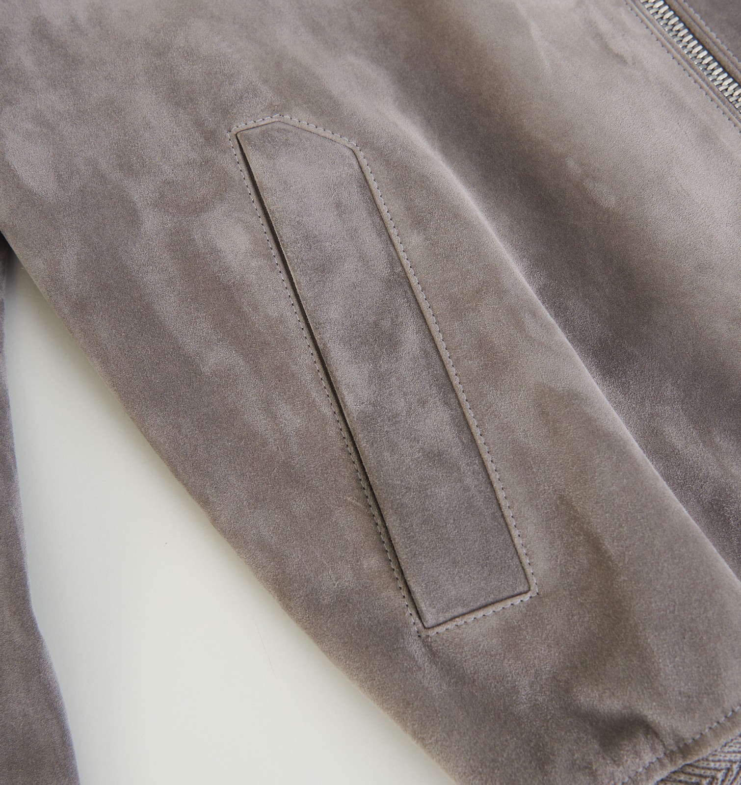 BRETT JOHNSON 4200$ Suede Bomber Jacket