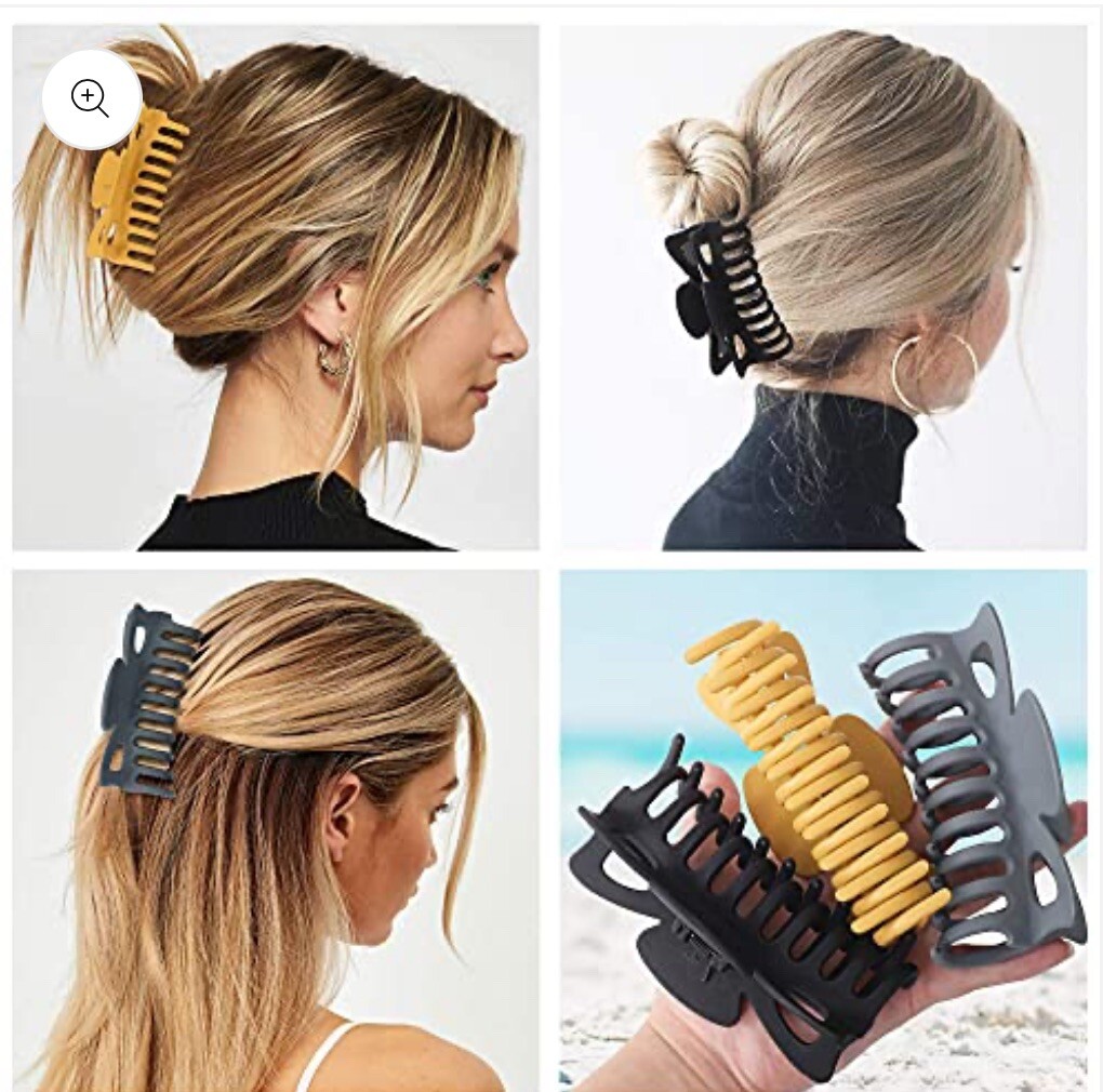 Big Hair Claw Clips 4.7 inch Sets （ 4Pcs )
