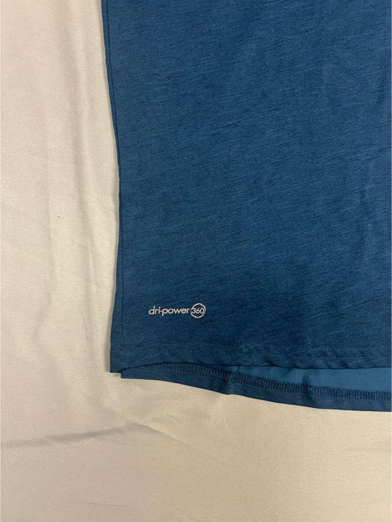 Russell dri-power 360 FRESHFORCE Training Fit Athletic Shirt Mens S Dark Teal