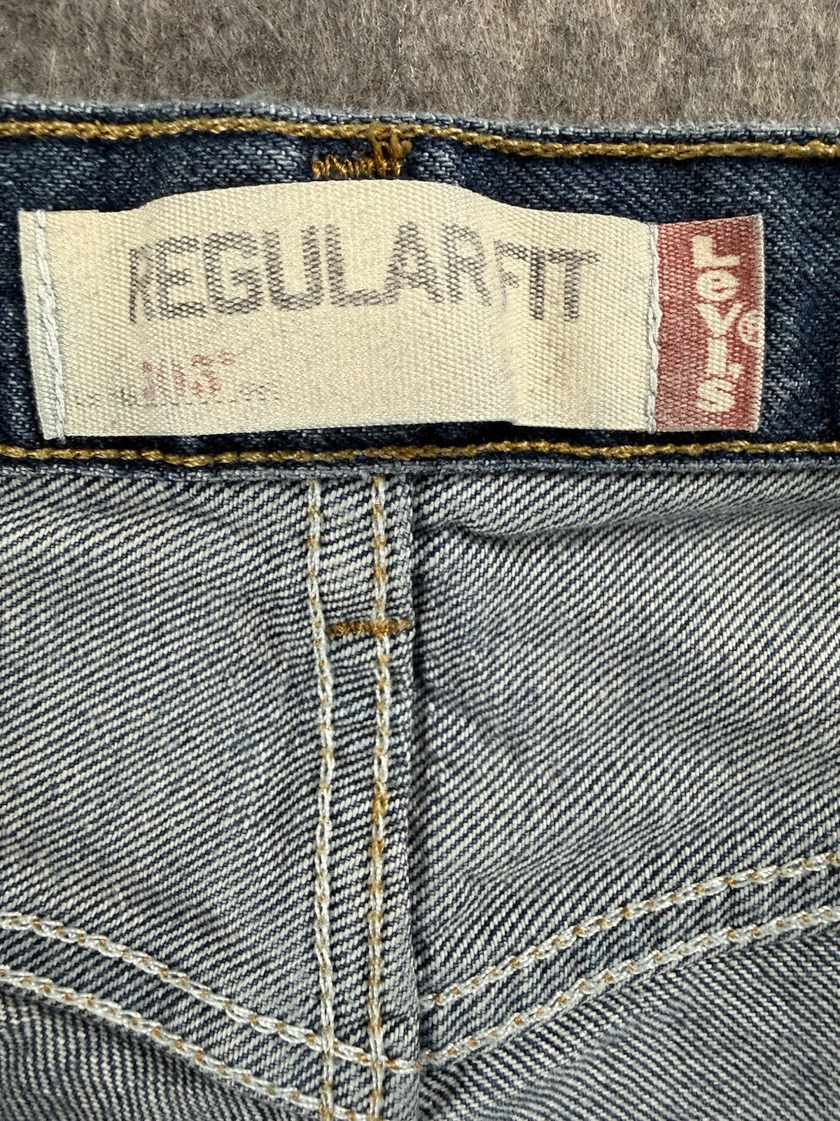 Levi’s Regular Fit Straight Regular Wash Denim Jeans Levi’s 505 Series Men 36×34