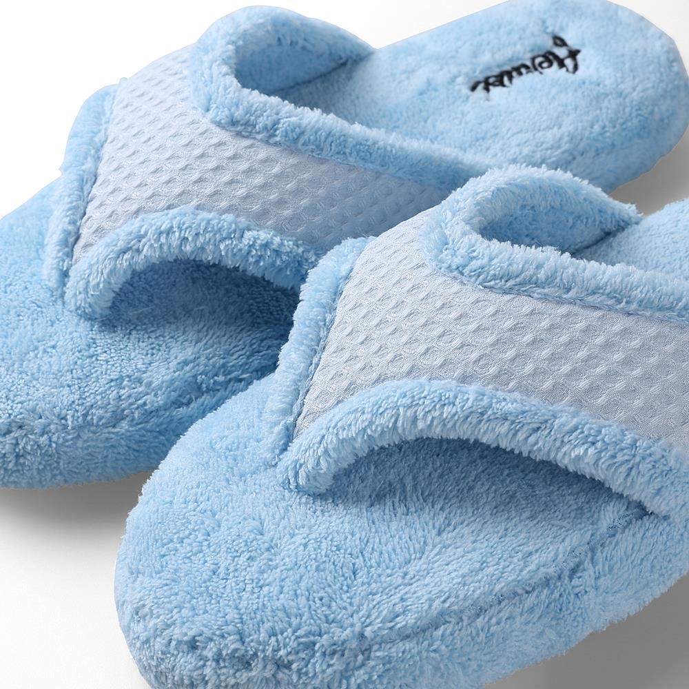 Super Soft Cozy Slippers with Plush Thong Design