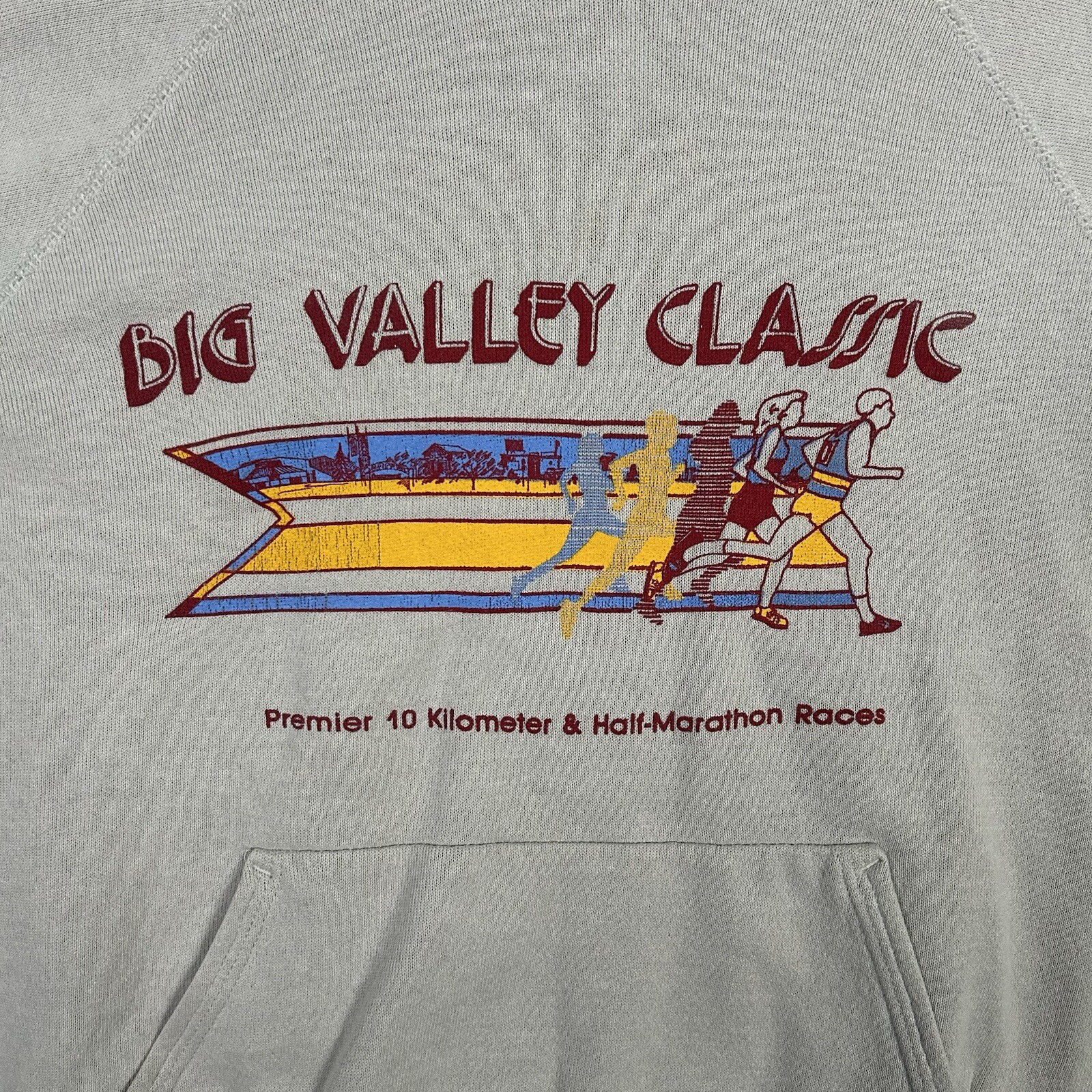 80’s Big Valley Classic Half Marathon LA Beer From Anheuser Hoodie Size S*