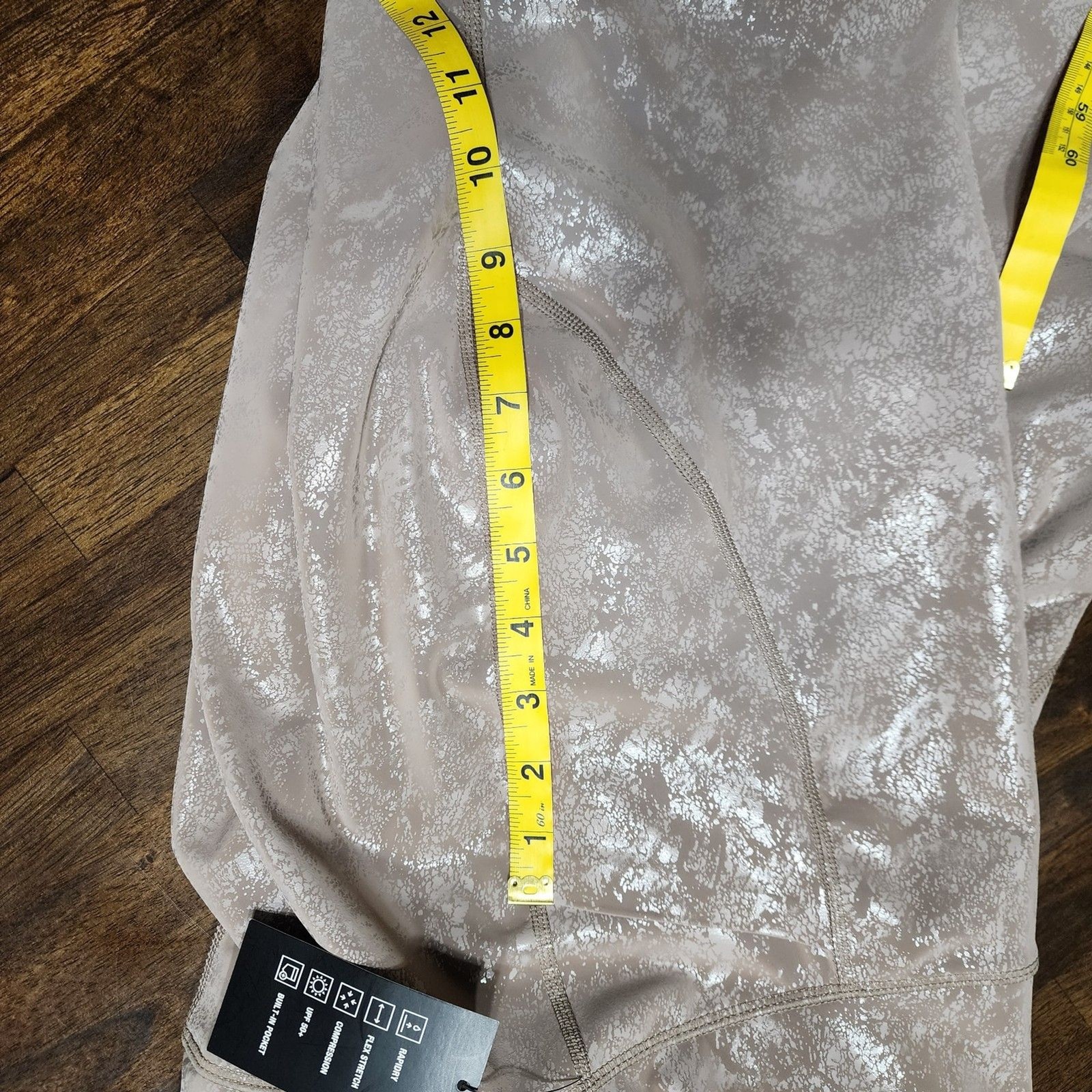 Ideology 7/8 High‑Rise Compression Leggings – XXL – Foil Pine Brown – NWT