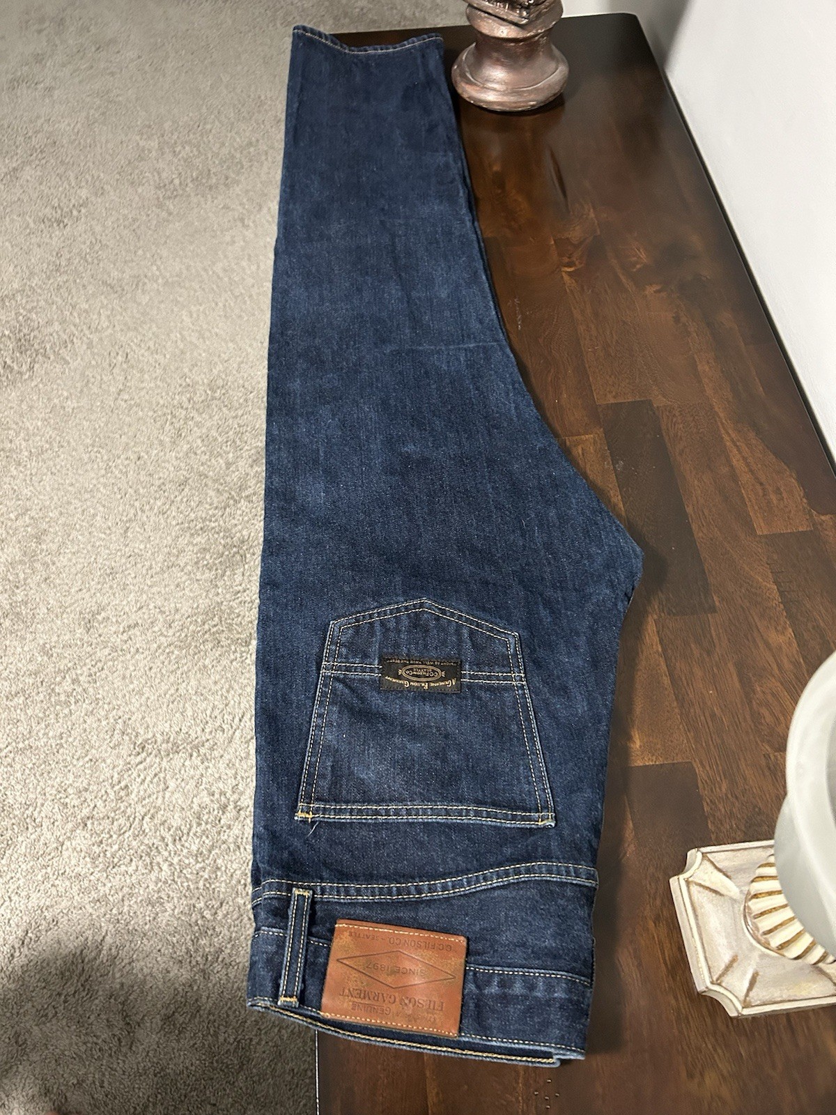 C.C. FILSON BullBuck Double-Front Jeans 33 Indigo Workwear 20172099 USA🇺🇸MADE