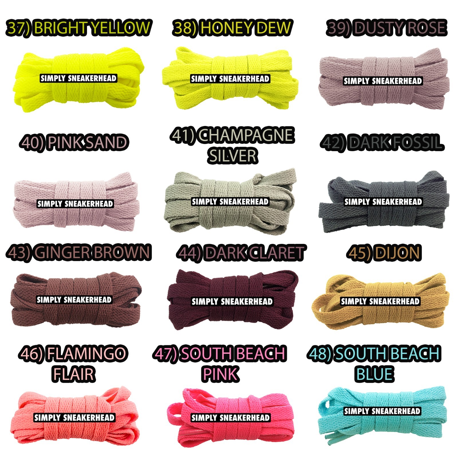 CLASSIC FLAT REPLACEMENT SHOELACES COLORFUL LACES NIKE ADIDAS BUY 2 GET 1 FREE