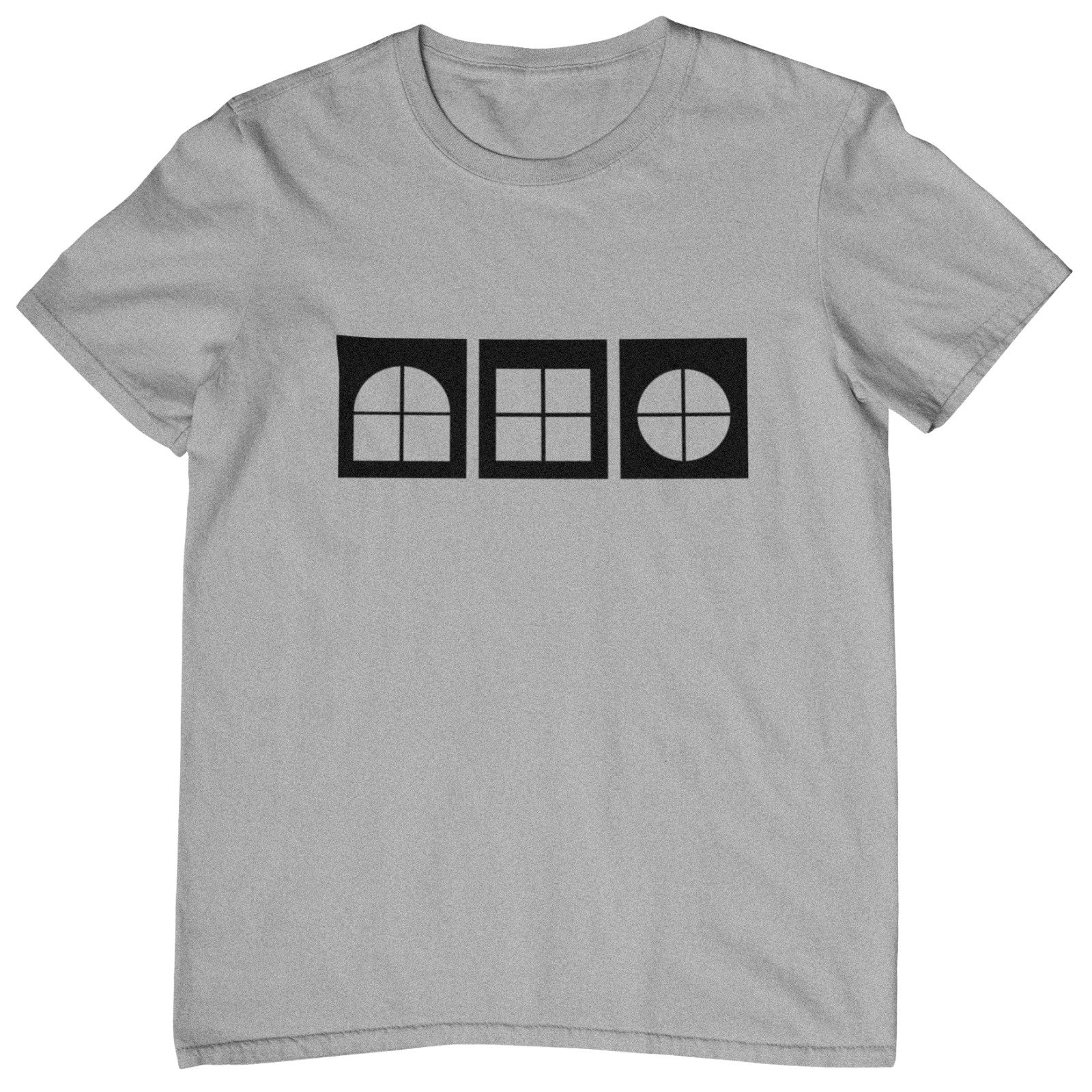 Play School Windows T-Shirt – 80s 70s kids childrens TV rainbow button retro 90s