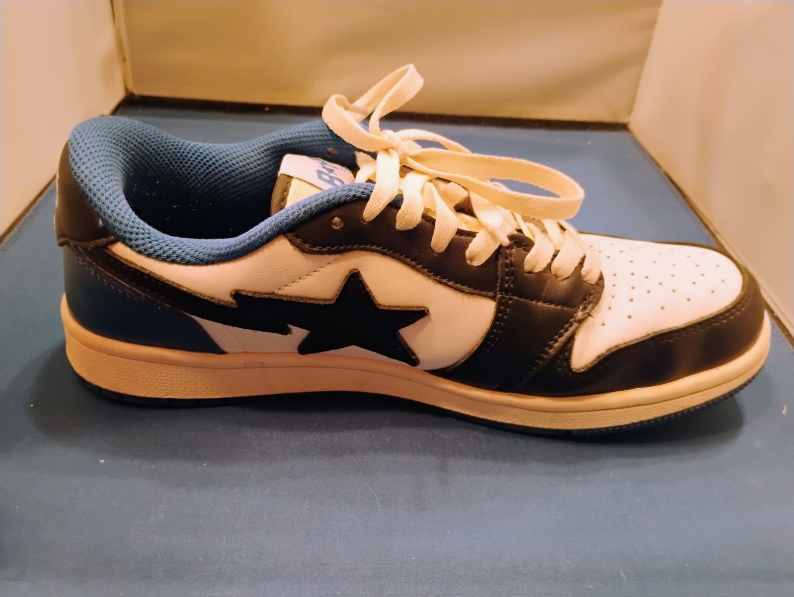 INDIGO STUDIOS BAPESTA LA V2 MEN’S 9.5 CUSTOM TRAVIS SCOTT FRAGSTA INSPIRED LOW