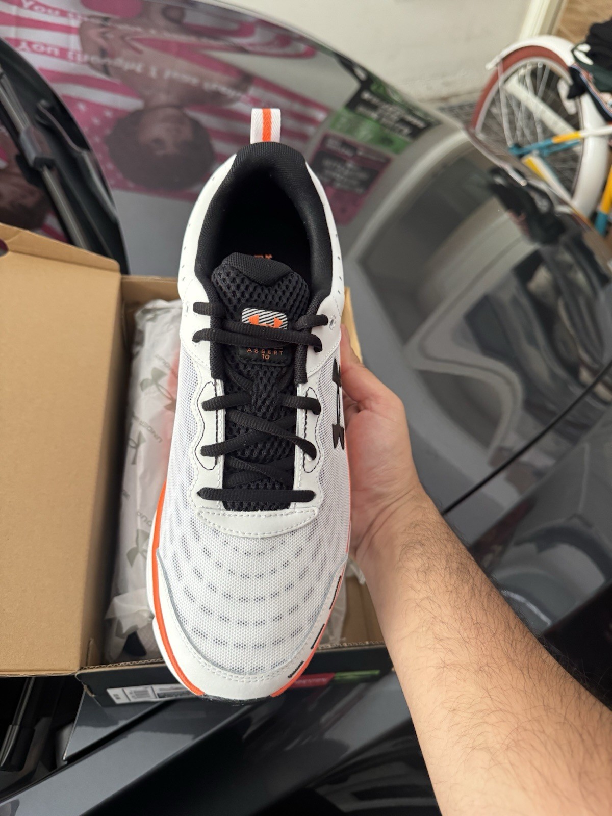 Under Armour Charged Assert 10 Men’s Low Top Lace Up Mesh Sneakers 3026175-101